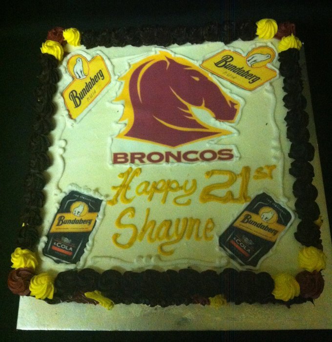 Birthday Cake Broncos