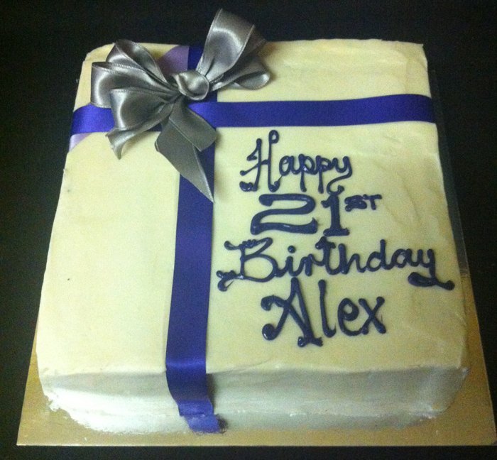 Birthday Cake Gift Wrapped