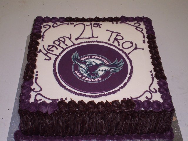 Birthday Cake Manly Sea Eagles