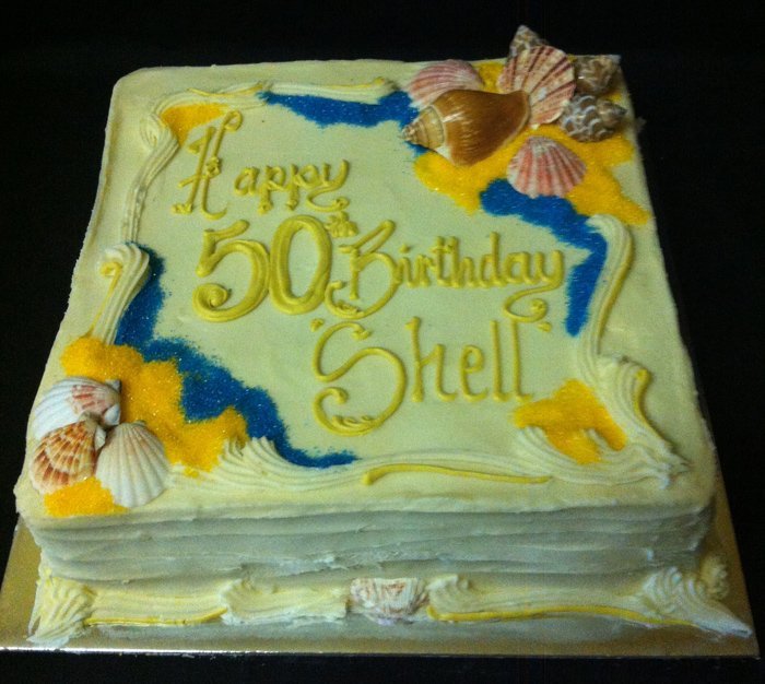Birthday Cake Sea Shell