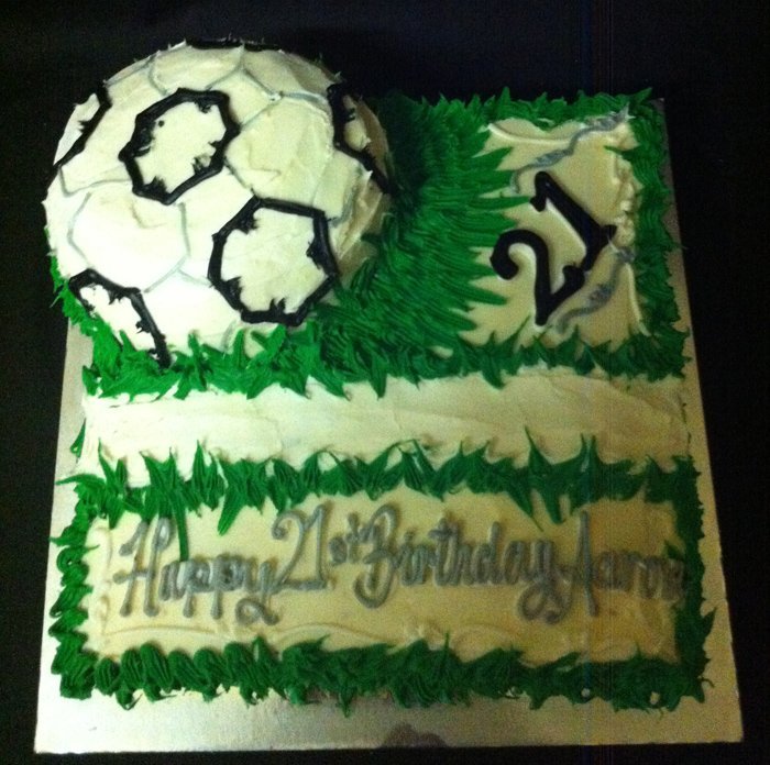 Birthday Cake Soccer Ball