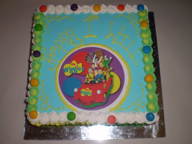 Birthday Cake The Wiggles Aqua