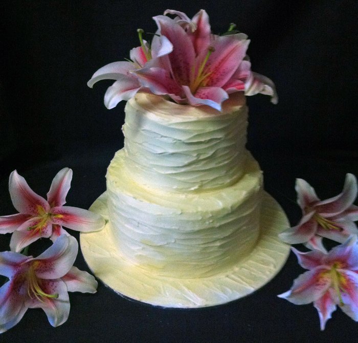 Wedding Cake Two Tier Buttercream