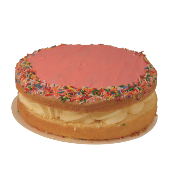 Sponge-Pink-Iced-Jam-and-Fresh-Cream-Filled